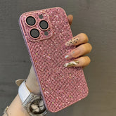 Glitter Bling Case with Camera Lens Protector for iPhone